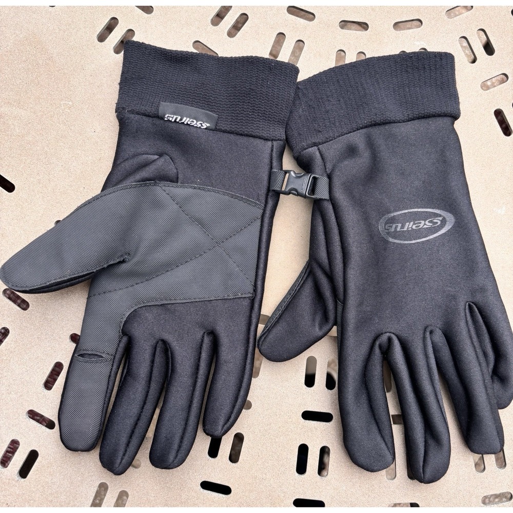 Seirus Original All Weather Gloves Black Men's Large Winter Cold Weather Work - Picture 2 of 10